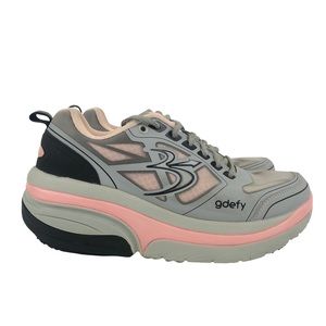 Gdefy Gravity Defyer Women’s Shoes Size 8.5 Gray/Pink
